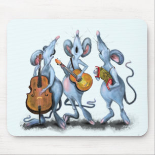 Tapis De Souris Musique Souris Musique Souris Cadeau - Amusant
