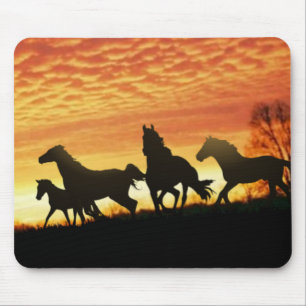 Tapis De Souris Mustangs sauvages