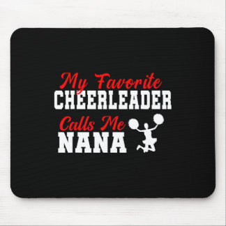 Tapis De Souris My Favorite Cheerleader Calls Me Nana Funny Nana 