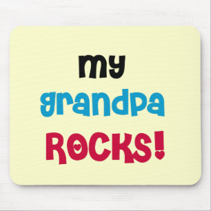 Tapis De Souris My Grand-pa Rocks Tshirts et cadeaux