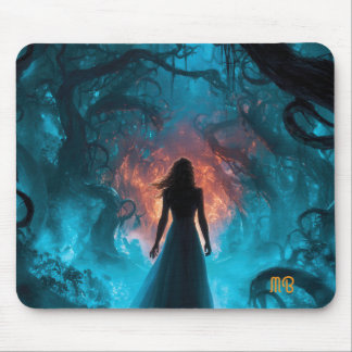 Tapis De Souris Mysterious Dreamlike Enchanted Dark Magical.Forest