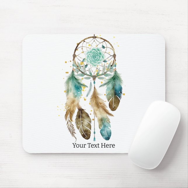 Tapis De Souris Mystic Dreamcatcher Spirituel Métaphysique Yoga (Avec souris)