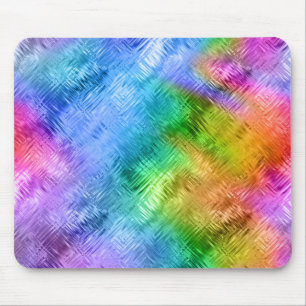 Tapis De Souris Mystic Topaz Blue Glassy Texture