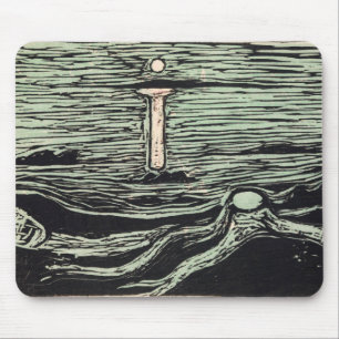 Tapis De Souris Mystical Shore (1897) par Edvard Munch