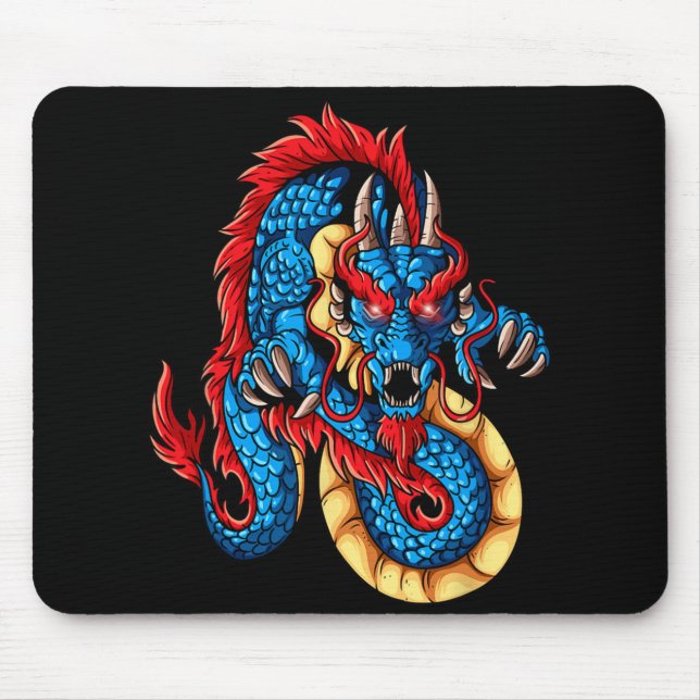 Tapis De Souris Mythical Creatures China New Year Chinese New Year (Devant)