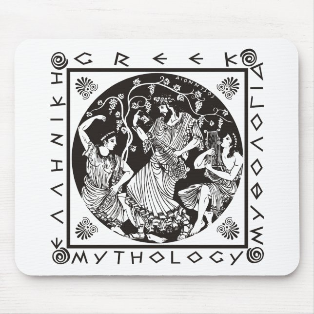Tapis De Souris Mythologie grecque - noir (Devant)