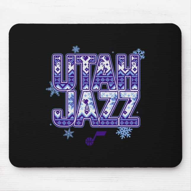 Tapis De Souris N Utah Jazz Christmas Ugly Sweater  (Devant)