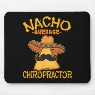 Tapis De Souris Nacho Moyenne Chiropraticien Mexicain Cinco De May
