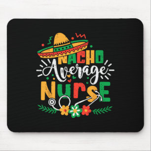 Tapis De Souris Nacho Moyenne Famille Infirmière Cinco De Mayo Mex