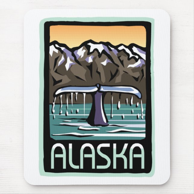 Tapis De Souris nage&apos ; en Alaska (Devant)
