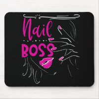 Nail Boss Tech Technicien Manicuriste Drôle cadeau