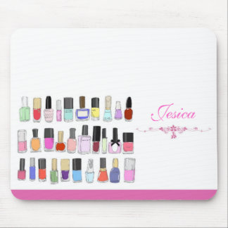 Tapis De Souris Nail polish bottles