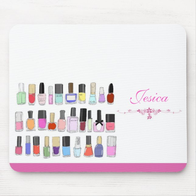 Tapis De Souris Nail polish bottles (Devant)