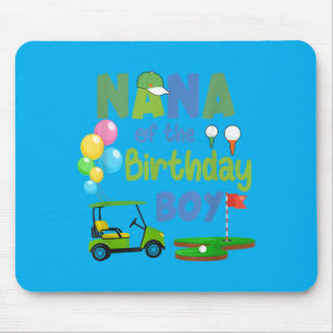 Tapis De Souris Nana du garçon d'anniversaire trou en un sport de