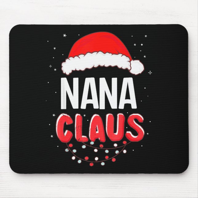 Tapis De Souris Nana Santa Claus Christmas Matching Costume  (Devant)