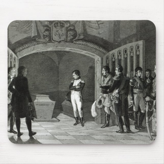 Tapis De Souris Napoléon méditant avant la tombe (Devant)