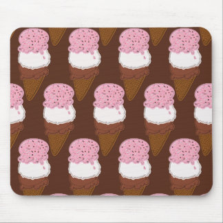 Tapis De Souris Napolitain-Glace-Céramique-Cônes-2-MOUSEPAD