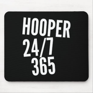 Tapis De Souris N'arrêtez jamais Hoopin' Hooper 247 365 Bysketbyll