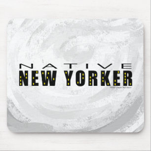 Tapis De Souris Natif New Yorkais noir