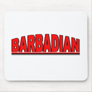Tapis De Souris Nationalités - "Barbadien "