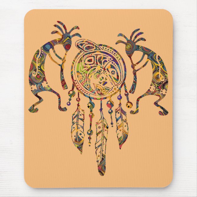 Tapis De Souris Native American Kokopelli (Devant)