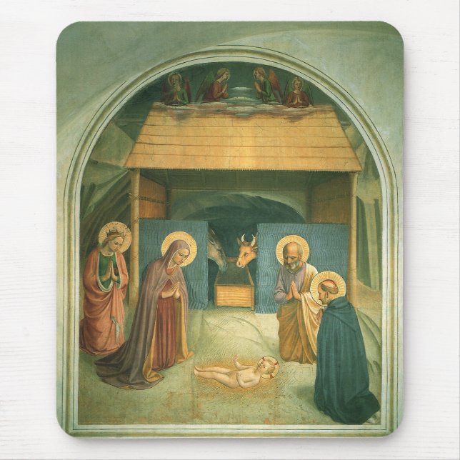 Tapis De Souris Nativité par Fra Angelico (Devant)