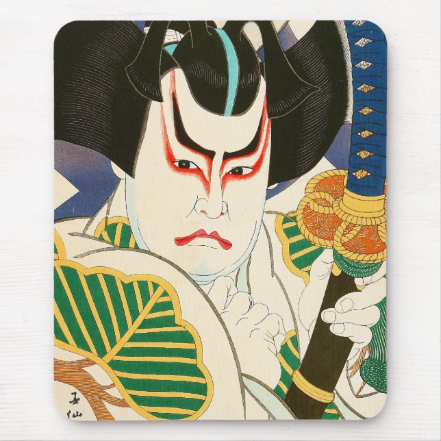 Tapis De Souris Natori Shunsen Bando Hikosaburo trente-six Kabuki (Devant)