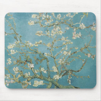 Tapis De Souris Nature de fleurs d'amande de branches de Gogh de