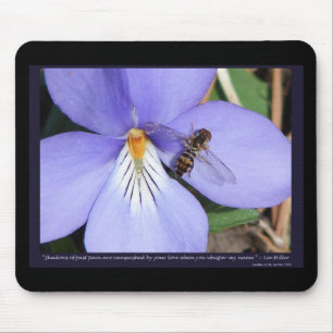 Tapis De Souris Nature De La Violette Inséparable-Pied