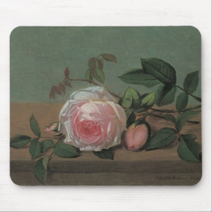 Tapis De Souris Nature morte Fleurs sur un rebord par Otto Ottesen