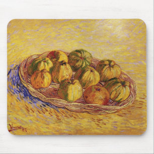 Tapis De Souris Nature morte, panier de pommes de Vincent van Gogh