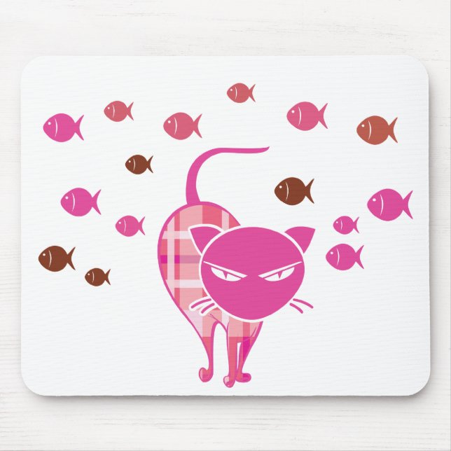 Tapis De Souris Naughty Cat (Devant)