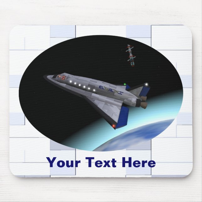 Tapis De Souris Navette spatiale El Al Maslool (Devant)
