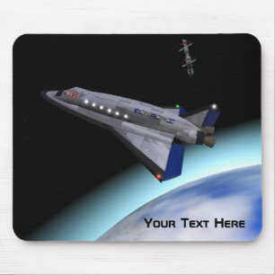 Tapis De Souris Navette spatiale El Al Maslool