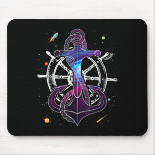 Tapis De Souris Navire à voile d'ancrage Galaxie Voilier pour mari