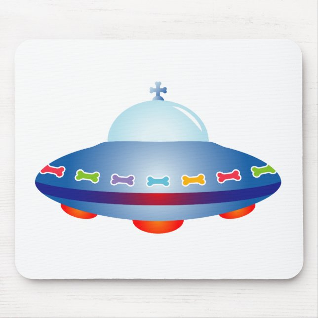 Tapis De Souris Navire spatial UFO (Devant)