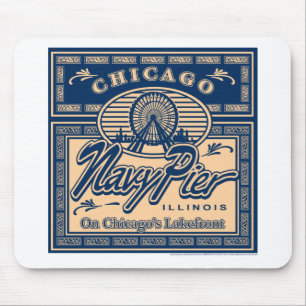 Tapis De Souris Navy Pier Chicago