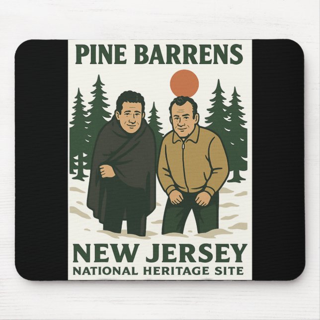 Tapis De Souris Ne Barrens New Jersey Graphic Design  (Devant)