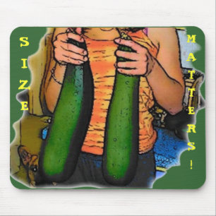Tapis De Souris Ne détestez pas mes courgettes "Double Z" !