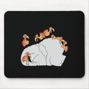 Tapis De Souris Ne laissez pas les dindes vous décourager 