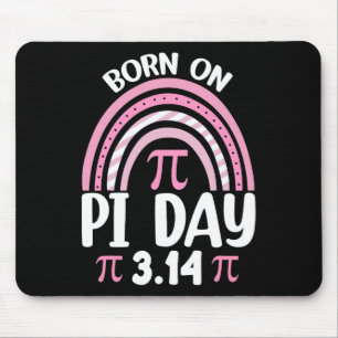 Tapis De Souris Né Le Jour Du Pi Anniversaire Joyeux Jour Du Pi Pr