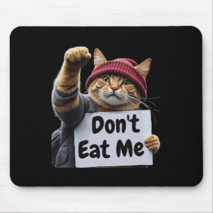 Tapis De Souris Ne me mangez pas de chats pour Trump 2024 ou le Tr