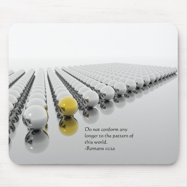 Tapis De Souris Ne se conforment pas Mousepad (Devant)