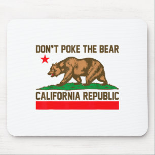 Tapis De Souris Ne titillez pas ours république de Californie Cali