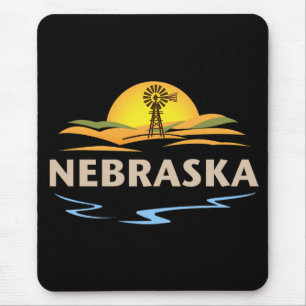 Tapis De Souris Nebraska États-Unis d'Amérique