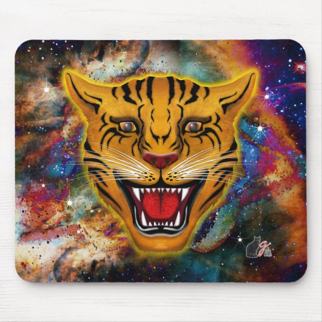 Tapis De Souris Nebula de Tigre de narling (Devant)