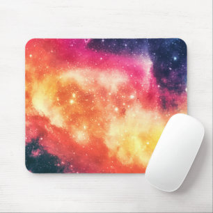Tapis De Souris Nébuleuse Cosmique Radieuse