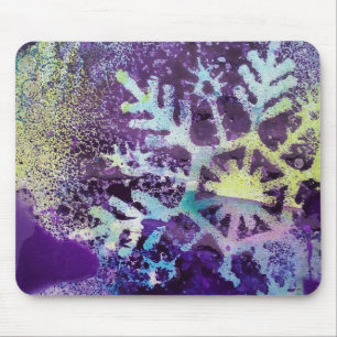 Tapis De Souris Neige pourpre
