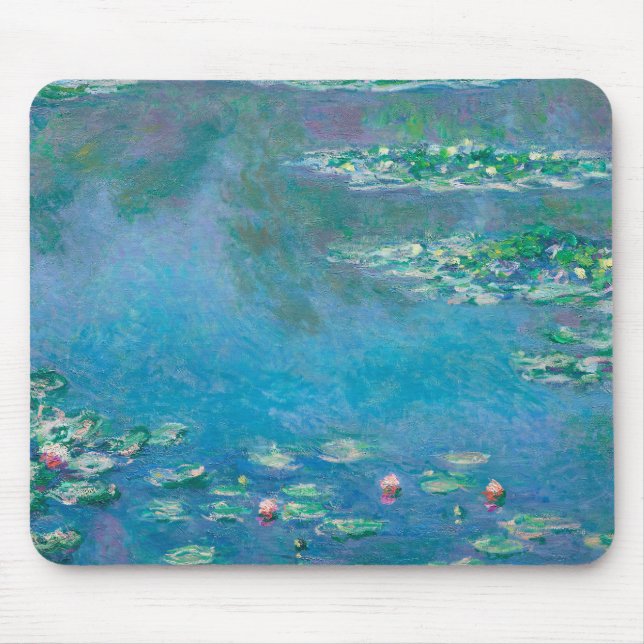 Tapis De Souris Nénuphars de Claude Monet Fine Art Painting (Devant)