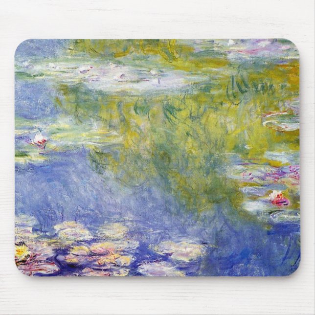 Tapis De Souris Nénuphars par Claude Monet (Devant)